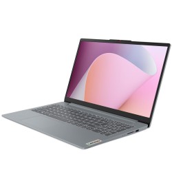 لاب توب  Lenovo IdeaPad Slim 3 15AMN8، بمعالج AMD Ryzen 3 7320U بسرعة تصل إلى 4.1GHz، ذاكرة 8GB، تخزين 512GB M.2 PCIe، شاشة 15.6 بوصة FHD (1920×1080)، منفذ USB-C، نظام DOS