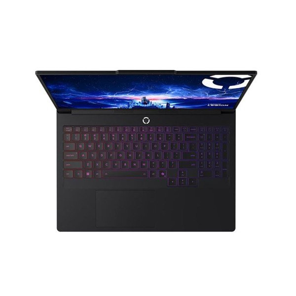 لابتوب احتنرافي Lenovo Legion Pro 7, معالج  Ultra 9 275HX, بطاقة رسومية RTX 5080 16GB GDDR7, شاشة 16 بوصة OLED بدقة وتردد 240Hz, رامات 64GB DDR5, تخزين 1 تيرابايت - أسود داكن