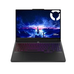 لابتوب احترافي Lenovo Legion Pro 7, معالج Ultra 9 275HX, شاشة 16 بوصة OLED WQXGA, معدل تحديث 240 هرتز, كرت شاشة RTX 5090 سعة 24GB GDDR7, ذاكرة 64GB DDR5, تخزين 2TB M.2 NVMe, ويندوز 11 - أسود 