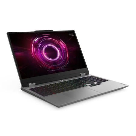 لابتوب احترافي Lenovo LOQ, معالج AMD Ryzen 7 250, شاشة 15.6بوصة FHD IPS، كرت الشاشة RTX 5050 8GB, ذاكرة 32GB DDR5, تخزين 1TB SSD M.2, بدون نظام تشغيل DOS - فضي