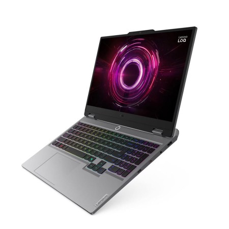 لابتوب احترافي Lenovo LOQ, معالج AMD Ryzen 7 250, شاشة 15.6بوصة FHD IPS، كرت الشاشة RTX 5050 8GB, ذاكرة 32GB DDR5, تخزين 1TB SSD M.2, بدون نظام تشغيل DOS - فضي