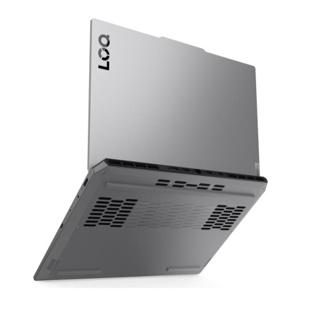 لابتوب احترافي Lenovo LOQ, معالج AMD Ryzen 7 250, شاشة 15.6بوصة FHD IPS، كرت الشاشة RTX 5050 8GB, ذاكرة 32GB DDR5, تخزين 1TB SSD M.2, بدون نظام تشغيل DOS - فضي