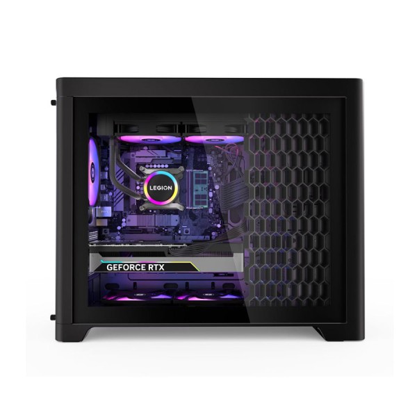 عروض الجمعة البيضاء - كمبيوتر مكتبي للالعاب Lenovo Legion T5 , معالج  Ultra 9 275HX,  ذاكرة DDR5 32GB, تخزين 1 تيرا, كرت شاشة RTX 5070 Ti 16GB GDDR7, بدون ويندوز - أسود