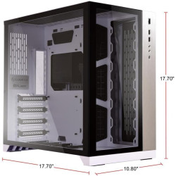 LIAN LI O11DW DYNAMIC ATX MID TOWER GAMING CASE - WHITE