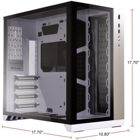 Lian Li O11 Dynamic ATX Case - Dual Chamber - Tempered Glass - White Lian Li O11 Dynamic ATX Case - Dual Chamber - Tempered Glass - White