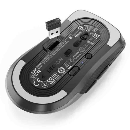 ماوس ألعاب لاسلكي لينوفو ليجن M600s Qi – دقة 19,000 DPI – خفيف الوزن