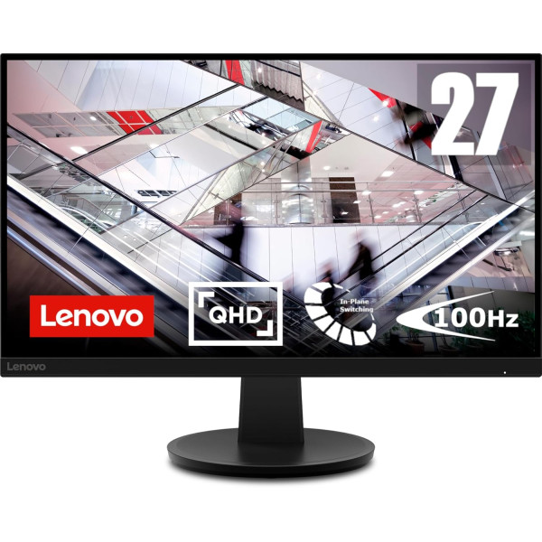 شاشة لينوفو N27q بمقاس 27 بوصة QHD IPS -أسود شاشة لينوفو N27q بمقاس 27 بوصة QHD IPS -أسود