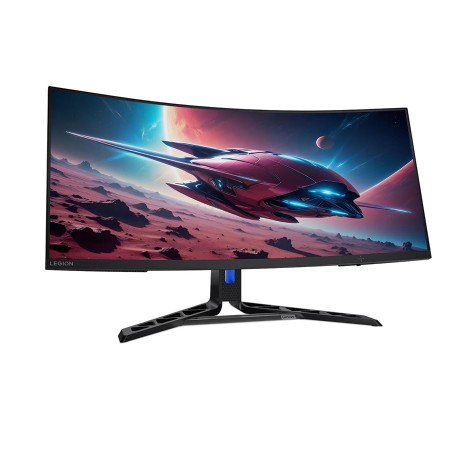 شاشة قيمنق ألعاب لينوفوR34w-30 مقاس 34" - دقة WQHD - لوحة VA - تردد 180Hz - استجابة 0.5ms
