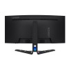 شاشة العاب احترافية Lenovo Legion R34w-30, مقاس 34 بوصة مع لوحة VA,  دقة WQHD (3440 × 1440), معدل تحديث 180Hz , زمن استجابة 0.5ms, دعم AMD FreeSync, سبيكر - أسود