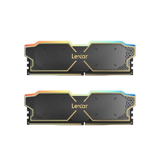 MEMORY LEXAR THOR RGB, 32GB (2×16GB), 6000MHz DDR5, CL38, Supports XMP and EXPO profiles - BLACK