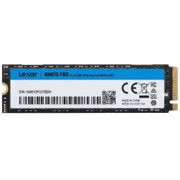 قرص تخزين Lexar NM610PRO سعة 2TB - واجهة PCIe Gen3x4 - سرعة قراءة 3300MB/s