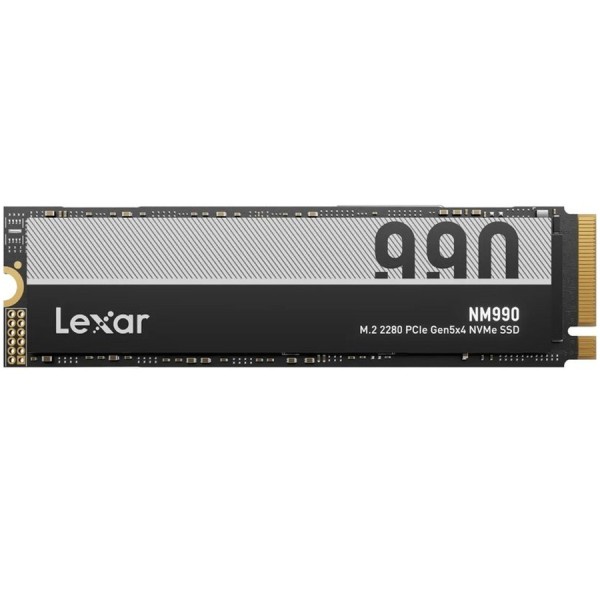 Lexar NM990 PCIe Gen5 NVMe SSD ,2TB M.2 ,Read: Up to 14,000 MB/s ,SLC Cache + HMB technology