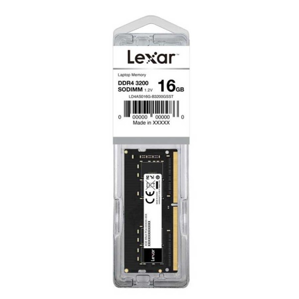 LEXAR 16GB DDR4 3200 MHz SO-DIMM 260-Pin Laptop Memory