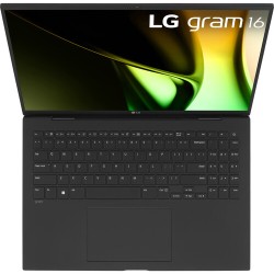 لاب توب LG Gram , معالج  Ultra 7 155H, شاشة  لمس 16 بوصة WQXGA IPS, دقة 2560×1600, ذاكرة 32GB DDR5, تخزين 2TB M.2 SSD, ويندوز 11 - أسود  