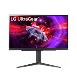 شاشة العاب احترافية LG 27GR83Q-B UltraGear, مقاس27 بوصة بدقة QHD (2560×1440), لوحة IPS, معدل تحديث 240Hz (OC), زمن استجابة 1ms (GTG), دعم G-SYNC و FreeSync - أسود