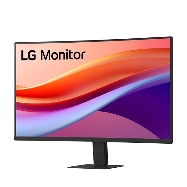 شاشة مكتبية LG 27U421A-B.AMIQ, مقاس 27 بوصة ودقة Full HD ‏(1920 × 1080) مع لوحة VA, معدل تحديث 100 هرتز, زمن استجابة 5 م/ثا, منفذ USB-C مع 15W PD- أسود