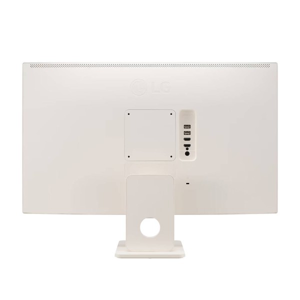 شاشة ذكية LG 27U511SA-W, مقاس 27 بوصة, لوحة IPS, دقة FHD ‏(1920 × 1080), معدل تحديث 100 هرتز, دعم HDR10, نظام تشغيل webOS 23, اتصال Wi-Fi وBluetooth - أبيض