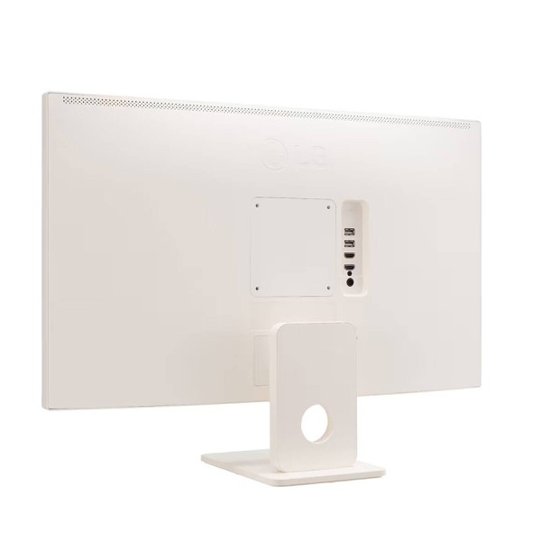 شاشة ذكية LG 27U511SA-W, مقاس 27 بوصة, لوحة IPS, دقة FHD ‏(1920 × 1080), معدل تحديث 100 هرتز, دعم HDR10, نظام تشغيل webOS 23, اتصال Wi-Fi وBluetooth - أبيض