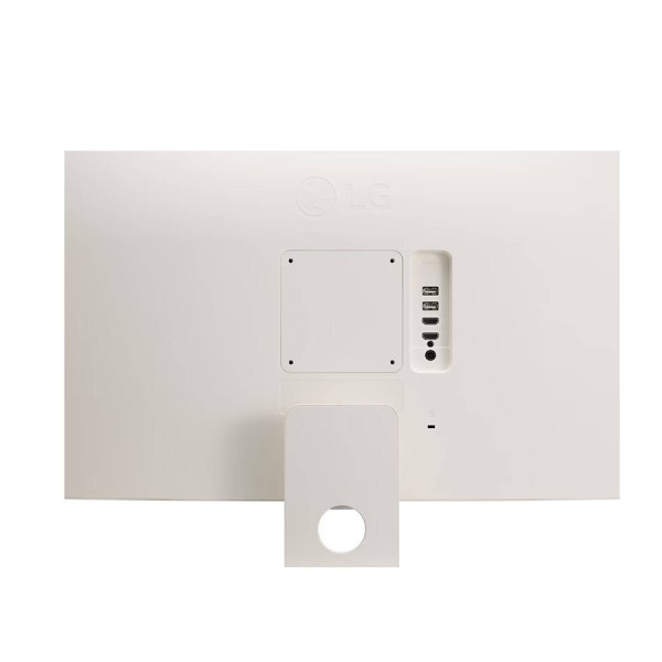 شاشة ذكية LG 27U511SA-W, مقاس 27 بوصة, لوحة IPS, دقة FHD ‏(1920 × 1080), معدل تحديث 100 هرتز, دعم HDR10, نظام تشغيل webOS 23, اتصال Wi-Fi وBluetooth - أبيض