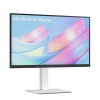 شاشة مكتبية LG UltraFine 27US550-W, مقاس 27 بوصة ودقة 4K UHD ‏(3840 × 2160) مع لوحة IPS, معدل تحديث 60 هرتز, تدعم AdaptiveSync, دعم HDR10 - أبيض