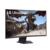 شاشة العاب منحنية LG UltraGear, مقاس 32 بوصة بدقة QHD (2560×1440),  لوحة VA، معدل تحديث 180 Hz مع استجابة  1Ms, دعم AMD FreeSync™ و VESA AdaptiveSync - أسود