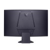 شاشة العاب منحنية LG UltraGear, مقاس 32 بوصة بدقة QHD (2560×1440),  لوحة VA، معدل تحديث 180 Hz مع استجابة  1Ms, دعم AMD FreeSync™ و VESA AdaptiveSync - أسود