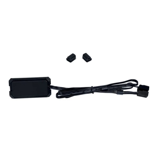 مراوح احترافية LIAN LI UNI FAN CL Wireless, تشمل 3 مراوح 120 مم, منطقتا إضاءة ARGB منفصلتان,  تحكم لاسلكي كامل L-Wireless, تصميم متشابك مغناطيسي Interlocking - أسود