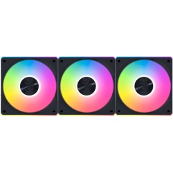 مراوح احترافية LIAN LI UNI FAN CL Wireless, تشمل 3 مراوح 120 مم, منطقتا إضاءة ARGB منفصلتان, تحكم لاسلكي كامل L-Wireless, تصميم متشابك مغناطيسي Interlocking - أسود مراوح احترافية LIAN LI UNI FAN CL Wireless, تشمل 3 مراوح 120 مم, منطقتا إضاءة ARGB منفصلتان, تحكم لاسلكي كامل L-Wireless, تصميم متشابك مغناطيسي Interlocking - أسود