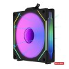 مرواح ليان لي UNI FAN SL INFINITY 120 Reverse Blade, ثلاث مراوح مضيئة مقاس 120 ملم بتصميم شفرة عكسية, متوافقة مع برنامج L-Connect 3 - أسود