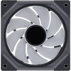 مرواح ليان لي UNI FAN SL INFINITY 120 Reverse Blade, ثلاث مراوح مضيئة مقاس 120 ملم بتصميم شفرة عكسية, متوافقة مع برنامج L-Connect 3 - أسود