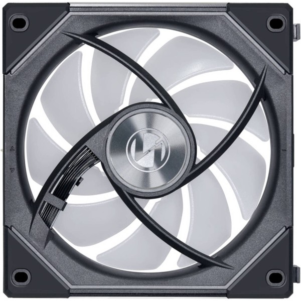 مرواح ليان لي UNI FAN SL INFINITY 120 Reverse Blade, ثلاث مراوح مضيئة مقاس 120 ملم بتصميم شفرة عكسية, متوافقة مع برنامج L-Connect 3 - أسود