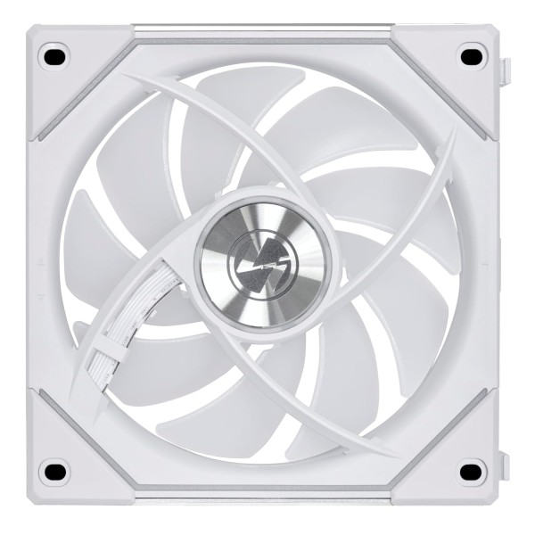 مرواح ليان لي UNI FAN SL INFINITY 120 Reverse Blade, ثلاث مراوح مضيئة مقاس 120 ملم بتصميم شفرة عكسية, متوافقة مع برنامج L-Connect 3 - أبيض