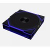 مروحة ليان لي UNI FAN TL Wireless , مروحة واحدة بحجم 120 مم بشفرات عادية, اتصال لاسلكي عبر منظومة L-Wireless, منطقتا إضاءة ARGB - أسود
