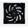 مروحة ليان لي UNI FAN TL Wireless , مروحة واحدة بحجم 120 مم بشفرات عادية, اتصال لاسلكي عبر منظومة L-Wireless, منطقتا إضاءة ARGB - أسود