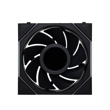 مروحة ليان لي LIAN LI UNI FAN TL WIRELESS LCD 120 REVERSE BLADE, تصميم بشفرات عكسية, شاشة LCD مدمجة, حجم 120 مم, اتصال لاسلكي 2.4Ghz للتحكم بالإضاءة - أسود مروحة ليان لي LIAN LI UNI FAN TL WIRELESS LCD 120 REVERSE BLADE, تصميم بشفرات عكسية, شاشة LCD مدمجة, حجم 120 مم, اتصال لاسلكي 2.4Ghz للتحكم بالإضاءة - أسود