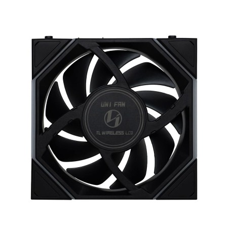 Lian Li UNI FAN TL Wireless LCD Reverse Blade, 3 × 120 mm RGB Fans, Integrated 1.6-inch LCD screen, Wireless controller - Black Lian Li UNI FAN TL Wireless LCD Reverse Blade, 3 × 120 mm RGB Fans, Integrated 1.6-inch LCD screen, Wireless controller - Black