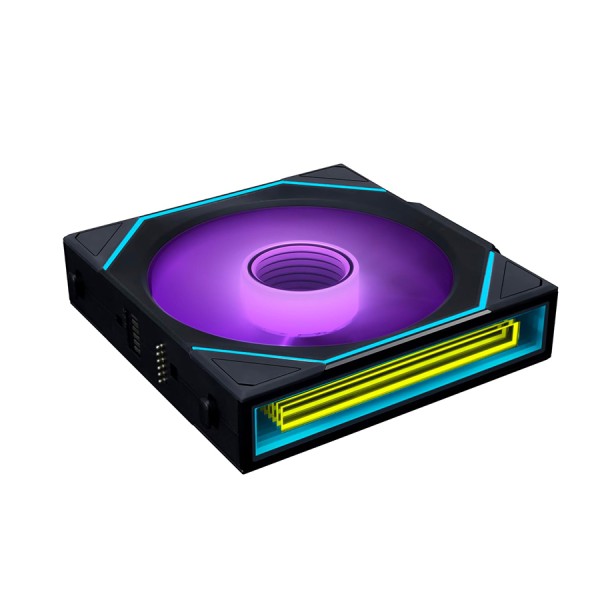 LIAN LI UNI FAN SL-INF Wireless ARGB, single Pack 120mm fan, Daisy-chain design, Wireless modular connection -Black