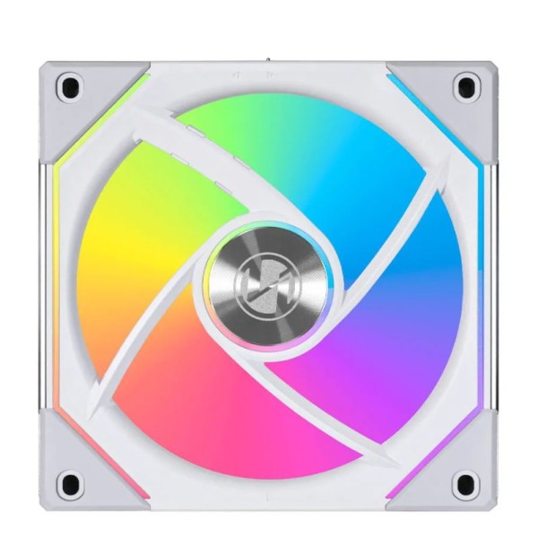 LIAN LI UNI FAN SL-INF Wireless ARGB, single Pack 120mm fan, Daisy-chain design, Wireless modular connection - White