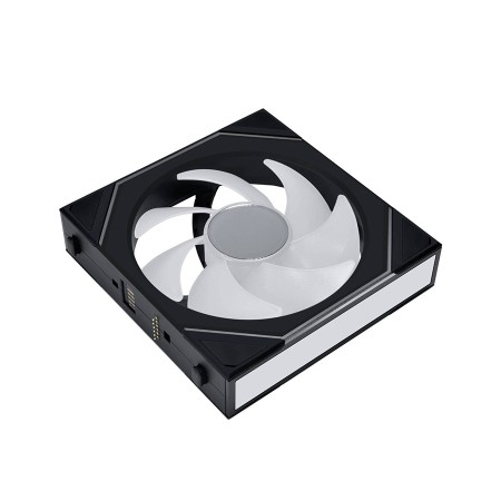 مراوح ليان لي LIAN LI UNI FAN SL-INF Wireless , ب 3 × مراوح 120 مم بإضاءة ARGB,  تأثير Infinity Mirror, تحكم متكامل عبر برنامج L-Connect 3,  تحكم لاسلكي لتقليل الكابلات - أسود