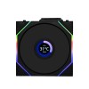 مراوح ليان لي Lian Li UNI FAN TL Wireless LCD , مروحة 120 مم بإضاءة ARGB, تصميم شفرات معكوس, شاشة LCD مدمجة مقاس 1.6 بوصة,  تحكم لاسلكي لتقليل الكابلات - أسود