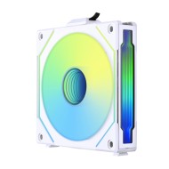 مروحة عكسية ليان لي  UF-RSLIN120-1B UNI FAN INFINITY RGB - أبيض