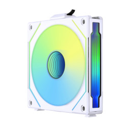 مروحة عكسية ليان لي  UF-RSLIN120-1B UNI FAN INFINITY RGB - أبيض