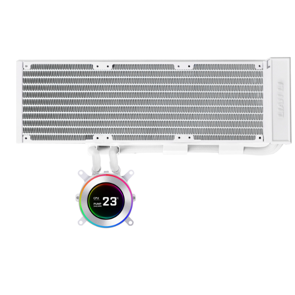 LIAN LI HydroShift II LCD-C360R AiO Liquid Cooler 360mm - WHITE LIAN LI HydroShift II LCD-C360R AiO Liquid Cooler 360mm - WHITE