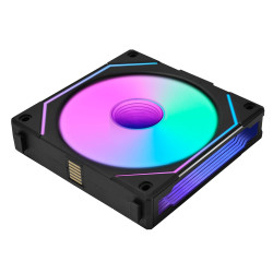مروحة عكسية ليان لي  UF-RSLIN120-1B UNI FAN INFINITY RGB - أسود