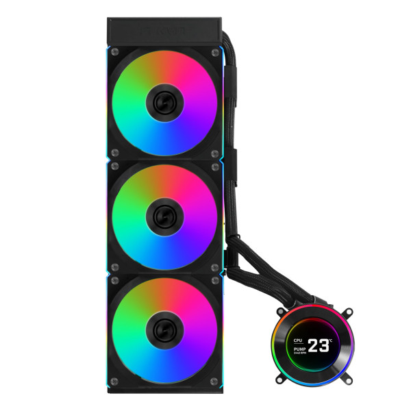 LIAN LI HydroShift II LCD-C360R AiO Liquid Cooler 360mm - Black LIAN LI HydroShift II LCD-C360R AiO Liquid Cooler 360mm - Black
