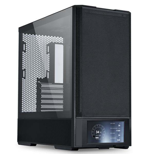 LIAN LI LANCOOL 207DX DIGITAL 6" LCD MESH - BLACK LIAN LI LANCOOL 207DX DIGITAL 6" LCD MESH - BLACK