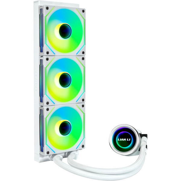 LIAN LI GA II TRINITY 360 ARGB Liquid Cooler – 360mm - WHITE LIAN LI GA II TRINITY 360 ARGB Liquid Cooler – 360mm - WHITE