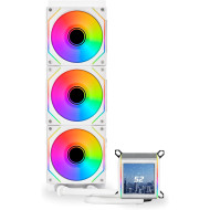 مبرد ليان لي LCD SL-INF 360 RGB - أبيض 