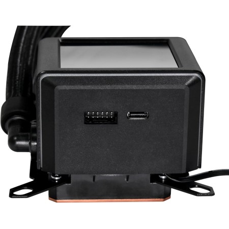 LIAN LI GA II LCD SL-INF 360 RGB Liquid Cooler, 360mm radiator, ntegrated LCD display, Fully RGB customizable lighting - Black LIAN LI GA II LCD SL-INF 360 RGB Liquid Cooler, 360mm radiator, ntegrated LCD display, Fully RGB customizable lighting - Black