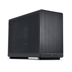 صندوق احترافي LIAN LI DAN A3-mATX Mesh Gaming Case, تصميم بحجم 26.3 لتر يدعم لوحات micro-ATX و mini-ITX, وافق مع مزودات طاقة ATX و SFX و SFX-L - أسود